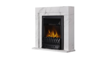 Портал Firelight Simple Classic белый мрамор